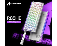 Attack Shark R85 HE Rapid Trigger 8kHz/256kHz biała - 1472694 - zdjęcie 5